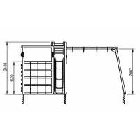 Masquedardos Children's park Masgames Crossfit XL with double swing Ma811901