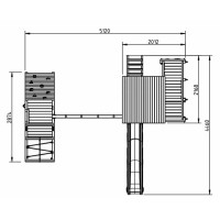 Masquedardos Children's park Masgames Penthouse XL with Challenger Ma822201