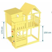 Masquedardos Children's park Masgames Palazzo Xl with individual swing Ma802711