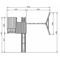 Masquedardos Children's park Masgames Palazzo Xl with individual swing Ma802711