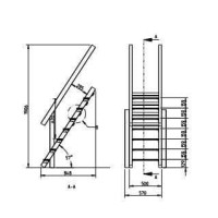 Masquedardos Scara Steps L 1,2 metri pentru parcul pentru copii Masgames Ma803001