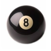 Masquedardos Black billiard ball economic 50.7