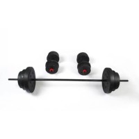 Masquedardos Jeu de Barre et Poids 50kg Série 300 Keboo Fitness Kkbm004