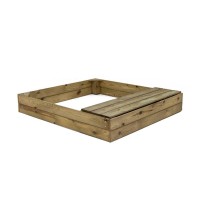 Masquedardos Kassi Square Sandbox 1.20 x 1.20 Mts With Drawer Bench Ma600080