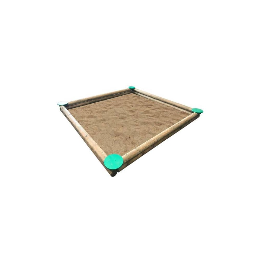 Masquedardos Giant sandbox with round wood 2 meters Ma600070