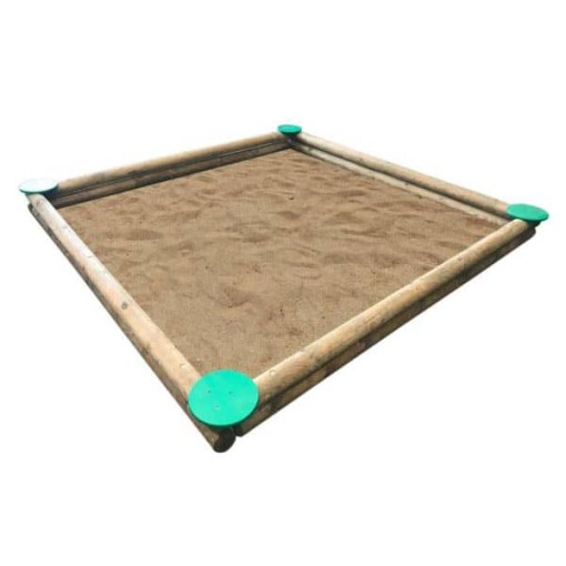 Masquedardos Giant sandbox with round wood 2 meters Ma600070