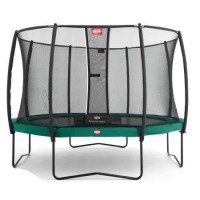 Masquedardos Cama Elástica Berg Champion 380 Green + Red Deluxe Be35.42.01.02