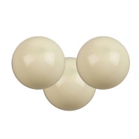 Masquedardos Magnetic white economic billiard ball 57.2mm 3 units