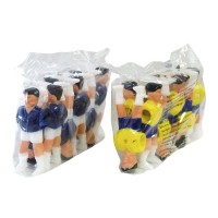 Masquedardos Picioare plastic Foosball Jucător Separate 16mm Brazilia Franța 22 Unități Pl1001