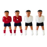 Masquedardos Soccer player Plastic feet apart Spain Germany 22 Units Pl1002