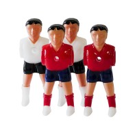 Masquedardos Soccer player Plastic feet apart Spain Germany 22 Units Pl1002