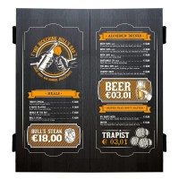 Masquedardos Armario Bulls Beer Menu Deluxe Cabinet Wood Black 67209