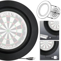 Masquedardos Illuminazione Dianabulls Lightning Led Pu Surround Nero 37911