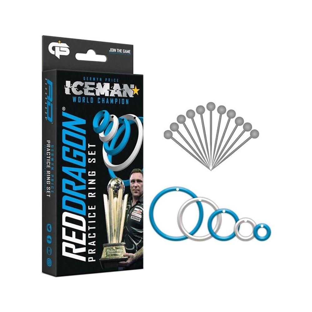 Masquedardos Practice Ring by Gerwyn Price Red Dragon Aros training Darts X0610