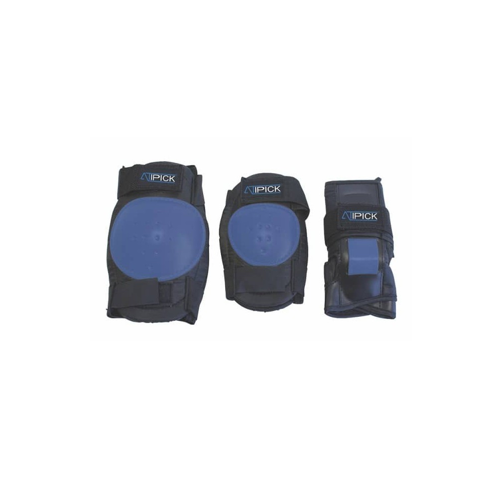 Masquedardos Set of 3 Junior Skating Protections (knee pads, elbow pads, hand protectors) Pat61009