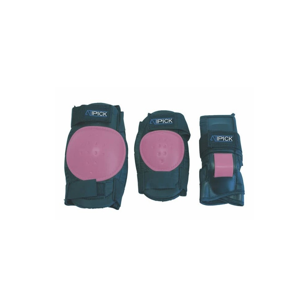 Masquedardos Set 3 Protecciones Patinaje Junior (rodilleras, Coderas, Protectores De Mano) Pat61008