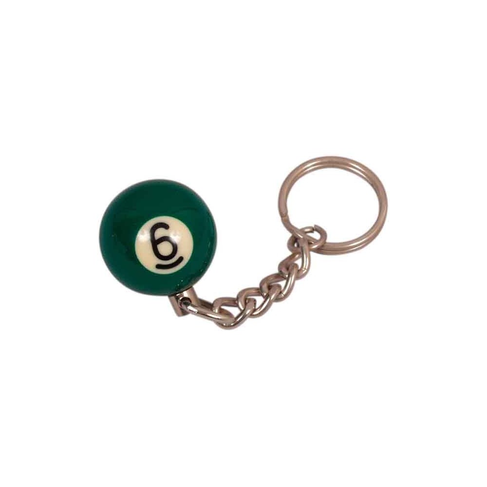 Masquedardos Billiard Ball Keychain 25mm Nº6 4622.006