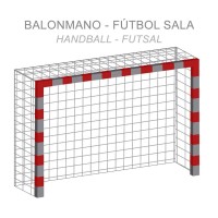 Masquedardos Handball Net Set/f.sala Expert 5053