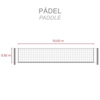 Masquedardos Champion de padel rouge 5072