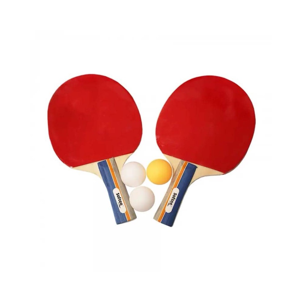 Masquedardos Pack Of 2 Ping Pong Paddles + 3 Balls Model Saturn 0006812