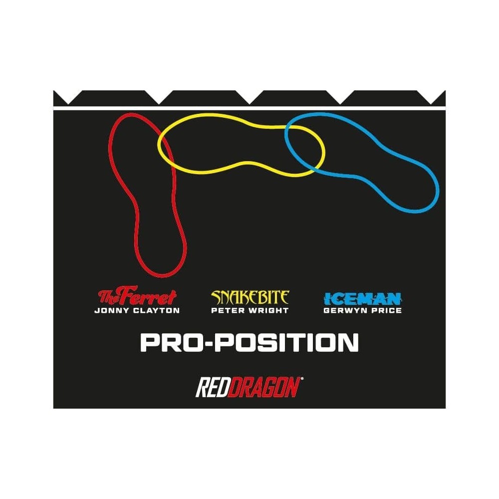 Masquedardos Ground protector Red Dragon Pro-position Dart Mat Z0168