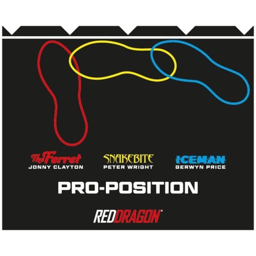 Masquedardos Ground protector Red Dragon Pro-position Dart Mat Z0168