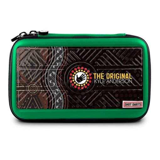 Masquedardos It 's called a Darts Shot Tactical Dart Case Kyle Anderson Green Sh-sm4060