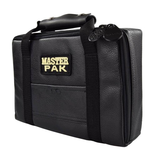 Masquedardos Funda Dardos Master Pak Leather Edition Cuero Negro 8020.02