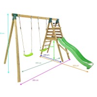 Masquedardos Children's park Masgames Mauna Loa L with square wood Ma700080