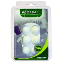 Masquedardos Pack 6 Bolas Futbolin Blanca Blister  62106