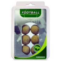 Masquedardos Pack 6 Soccer balls in natural cork blister 62206