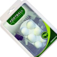 Masquedardos Pack 6 Bolas Futbolin Blanca Blister  62106