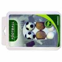 Masquedardos Pack 6 Bolas Futbolin 2 Blanca + 2 Balón + 2 Corcho 62606