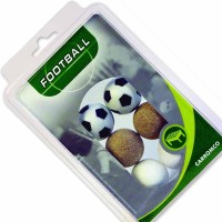 Masquedardos Pack 6 Bolas Futbolin 2 Blanca + 2 Balón + 2 Corcho 62606