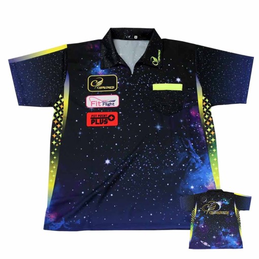 Masquedardos Camiseta Cosmo Darts Replica Galaxy Darts Shirt Ll Ll Galaxy