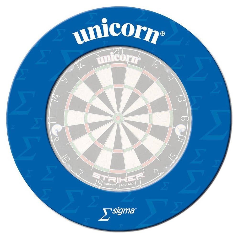 Masquedardos Dartboard Surrounds Unicorn Sigma Blue 79355