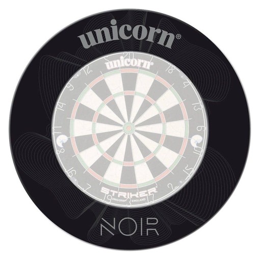 Masquedardos Dartboard Surrounds Licorne Noir Noir 79356