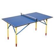 Mesa de Ping Pong Plegable 120x60x70 Con Raquetas y Pelotas