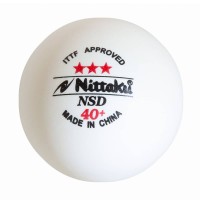 Masquedardos Ballon Ping Pong Nittaku  Three Star 40 + *** 3 Unités.550811 Nb-1401