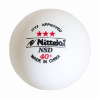 Masquedardos Ping Pong ball Nittaku  Three Star 40 + three unit. Manufacture from materials of any heading