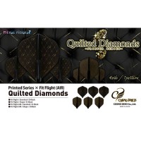 Masquedardos Feathers Fit Flight Air Quilted Diamonds Shape Clear