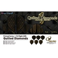 Masquedardos Feathers Fit Flight Air Quilted Diamonds Standard Clear