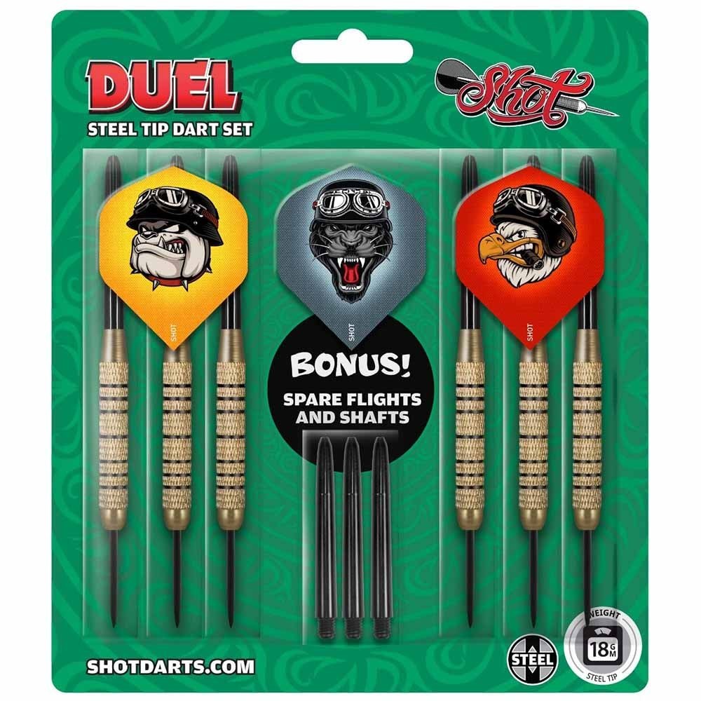 Masquedardos Dart Shot Value Range Duel Steeltip Brass Sh-duel-118