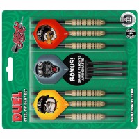 Masquedardos Darts lövés értéktartomány párbaj Steeltip Brass Sh-Duel-118