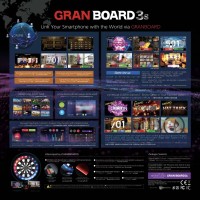 Masquedardos Granboard3s White Electronic Target Pack + Darts