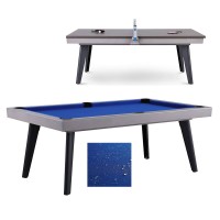 Masquedardos American pool Ascona 6ft outdoor + dining room table + ping pong kit