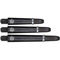 Masquedardos Cañas Shot Darts Koi Carbon Shaft Negro Larga 45mm Sh-sm3703/m