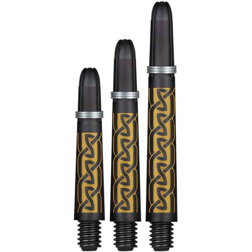 Masquedardos Cães Shot Darts Koy Carbon Helioknot Ouro Intermédio 41mm Sh-sm3707/i