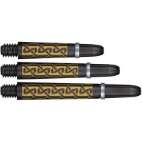 Masquedardos Cães Shot Darts Koy Carbon Helioknot Ouro Intermédio 41mm Sh-sm3707/i