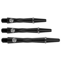 Masquedardos Cães Shot Darts Tao Carbon Shaft preto curta 35mm Sh-sm3686s